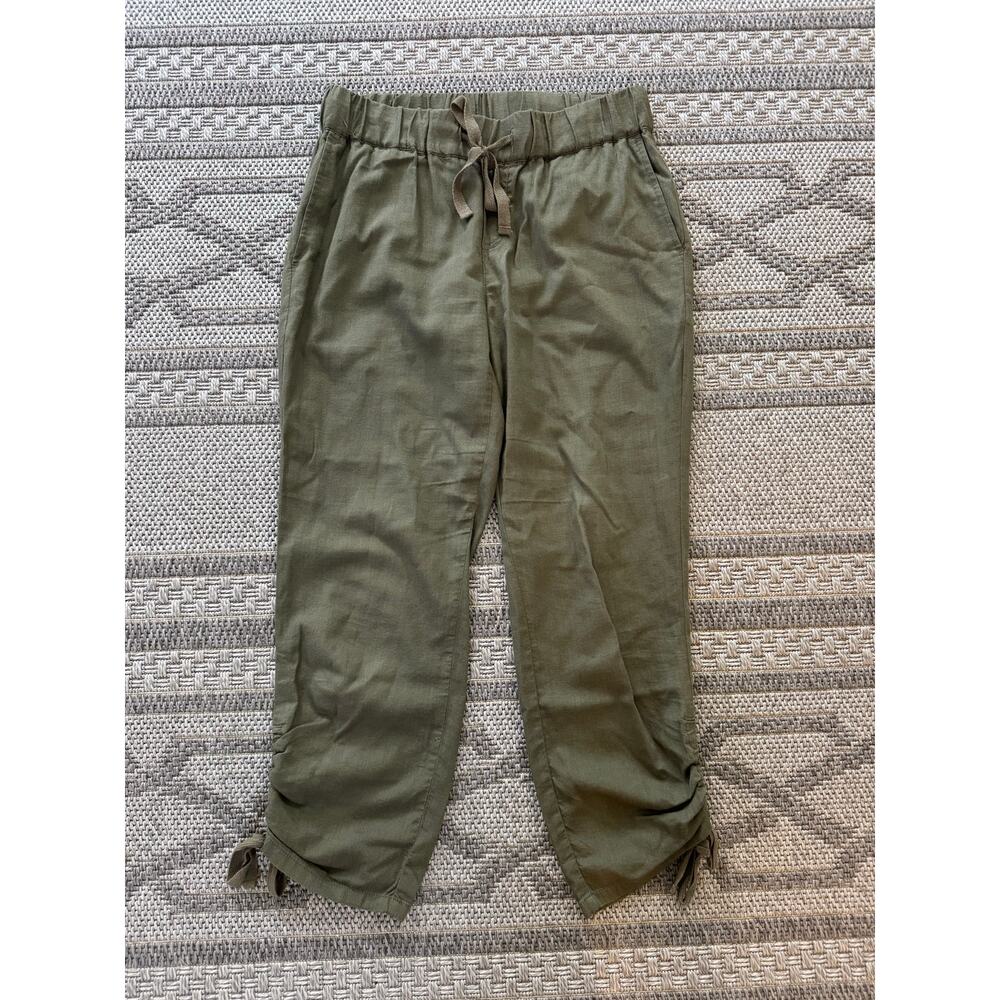 Caslon Capri Army Green Pants Comfy Fit Size XXS